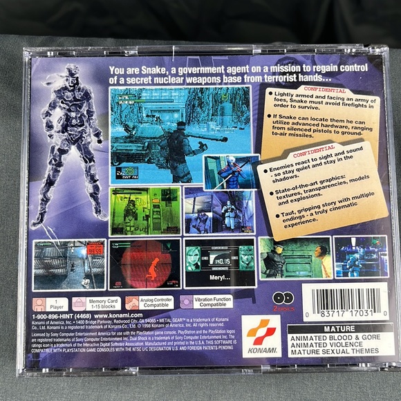 PlayStation 1 | Metal Gear Solid Tactical Espionage Action - Picture 2 of 10